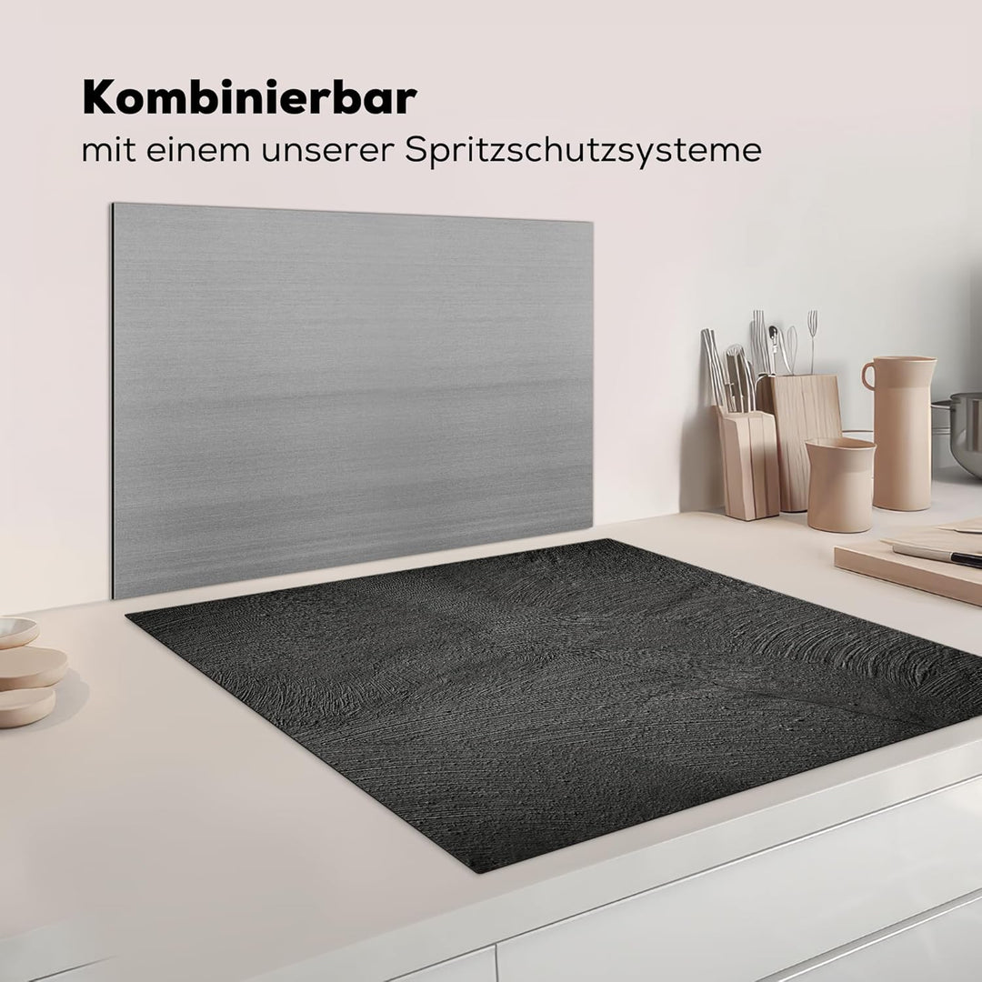 Herdabdeckplatte Einteilig Küche Herdabdeckung Induktionsfeld Ceranfeld Herdabdeckplatten Vinyl Matt