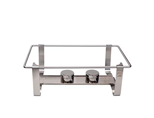 APS Chafing Dish „Caterer Pro“ - Premium Speisenwärmer, einem Wasserbecken, 2 Brennpastenbehälter un