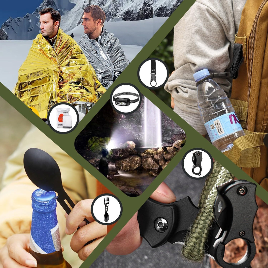 iZoeL Adventskalender Outdoors Camping Werkzeuge Teenager Junge Männer 2025 Handwerkzeuge Weihnachts