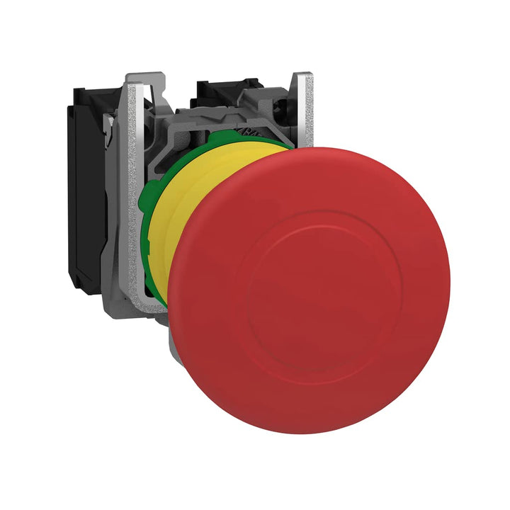 Schneider Electric - Harmony, Pilzdrucktaster NOT-AUS, rastend, Zugentriegelung, 1S+1Ö, XB5AT845 Kun