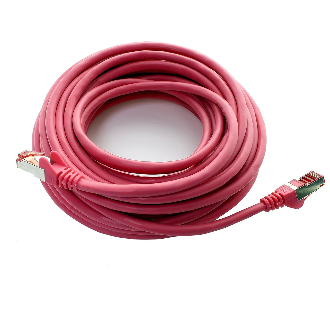 1aTTack.de - 1x 50m CAT6 Patchkabel S/FTP PIMF Schirmung CAT.6 RJ45 Netzwerkkabel Ethernetkabel DSL