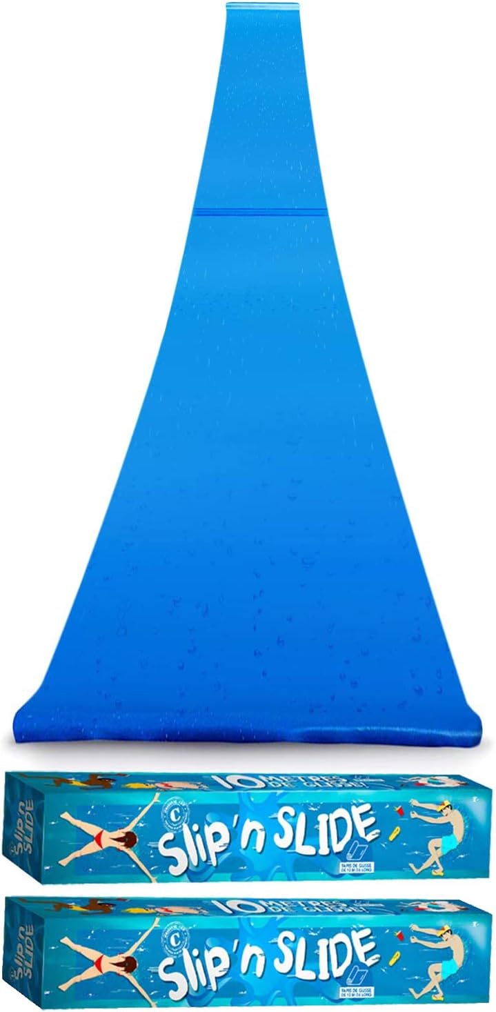 Offizielle XXXXXL Riesige Maxi Wasserrutschmatte | 20 Meter Wasserrutsche | Bauch Rutscher Premium Q