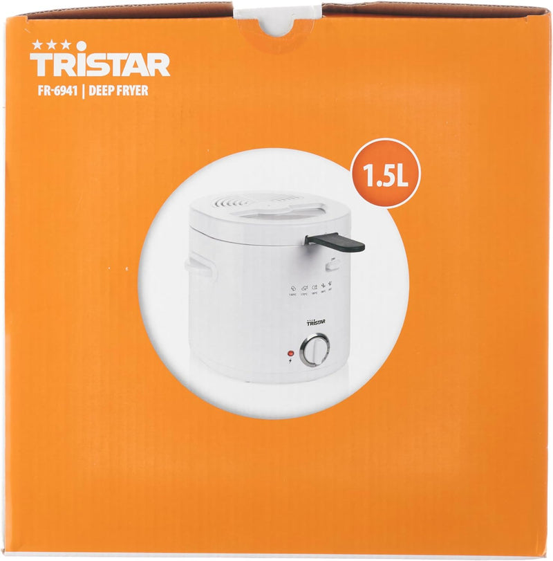 Tristar FR-6941 Fritteuse, 1.5 liters, White
