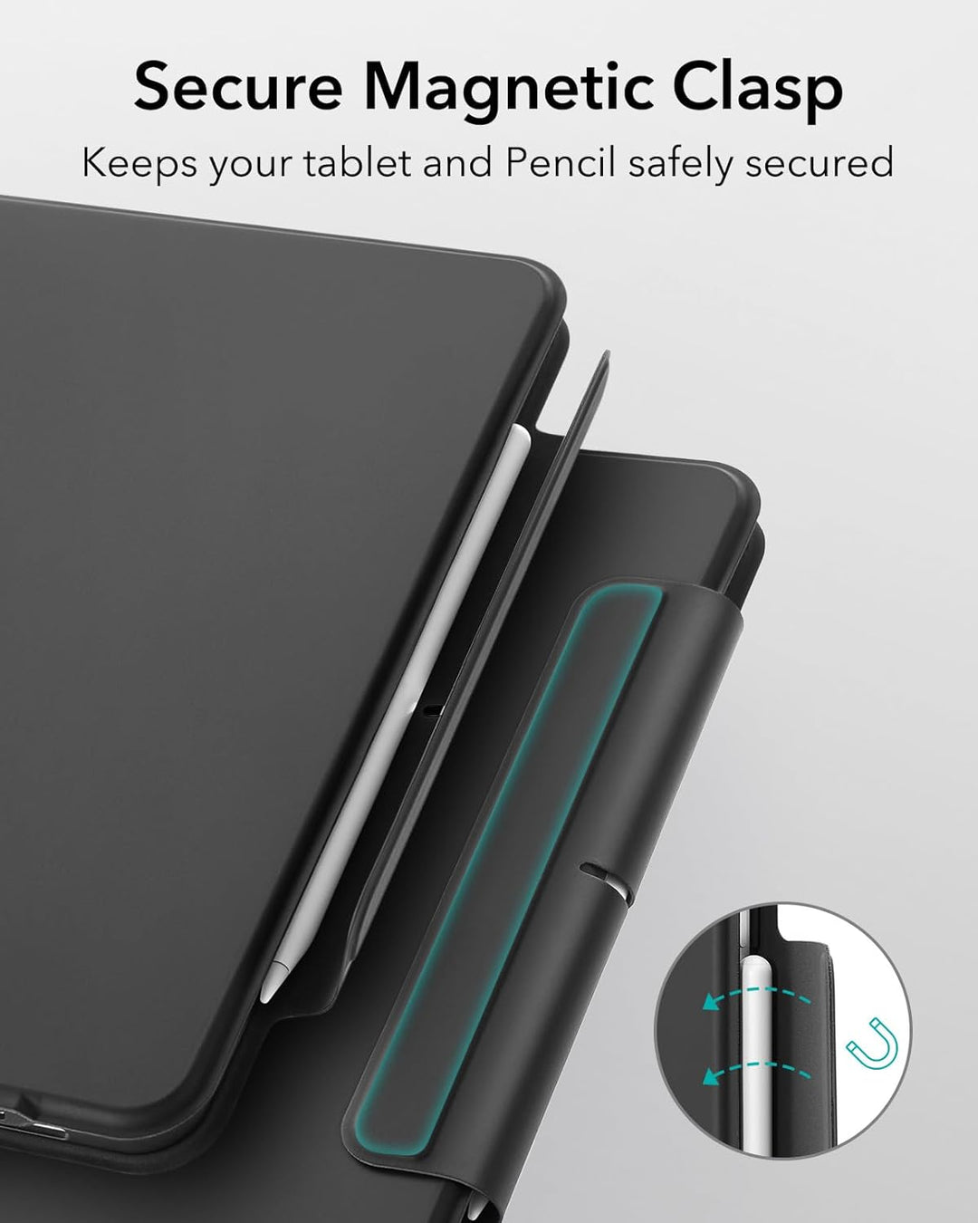 ESR Ascend Tastatur Hülle, iPad Tastatur kompatibel mit iPad Pro 11 (2022/2021/2020/2018), iPad Air