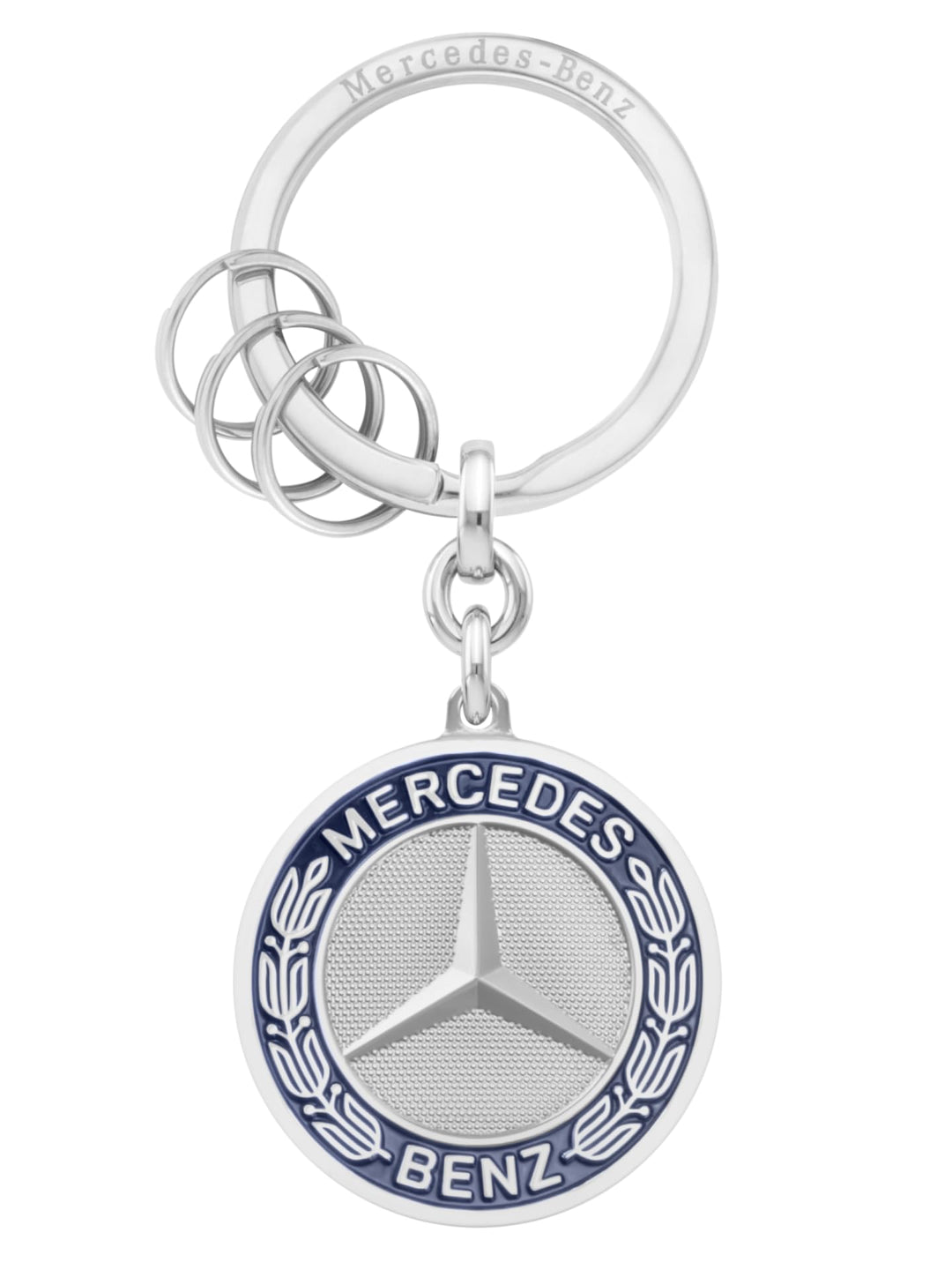 Mercedes-Benz Schlüsselanhänger Stuttgart | silberfarben | Edelstahl