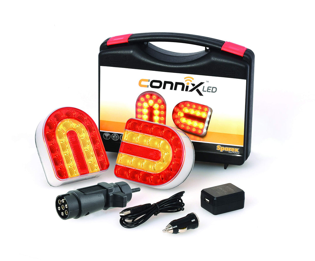 BITS4REASONS CONNIX Beleuchtung SET WIRELESS LED Anhänger magnetischen Kabel frei ECE REG 10, E-Prüf