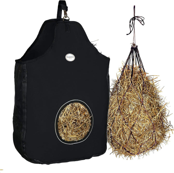 Majestic Ally 1200 D Heu-Futterstation Tragetasche für Pferde, Schafe – hochwertiges Nylon-Netz – re