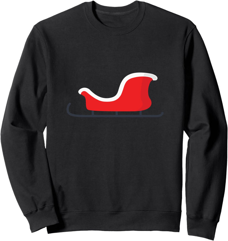 Roter Schlitten Sweatshirt