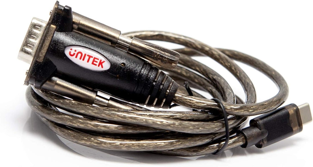 UNITEK Y-1105K USB C zu Seriell Konverter RS-232, Kabel 1,5m, Serielle Schnittstelle, die HotPlug, K