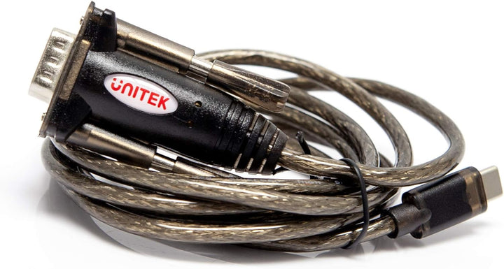 UNITEK Y-1105K USB C zu Seriell Konverter RS-232, Kabel 1,5m, Serielle Schnittstelle, die HotPlug, K