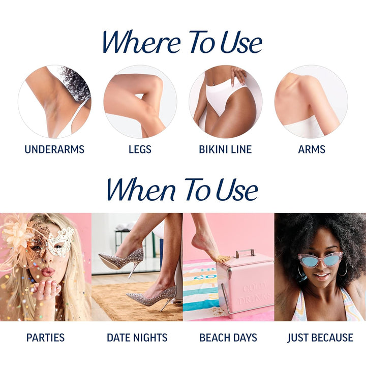 VEET ready to use wax strips - Haarentfernung für Beine und Körper - 40 Streifen aus USA