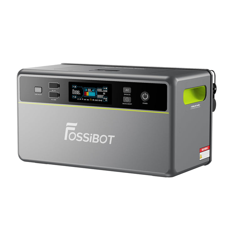 FOSSiBOT FBP1200, Balkonkraftwerk mit Speicher, 1,98kWh LFP Akku, MPPT 2000W Solareingang, All-in-On