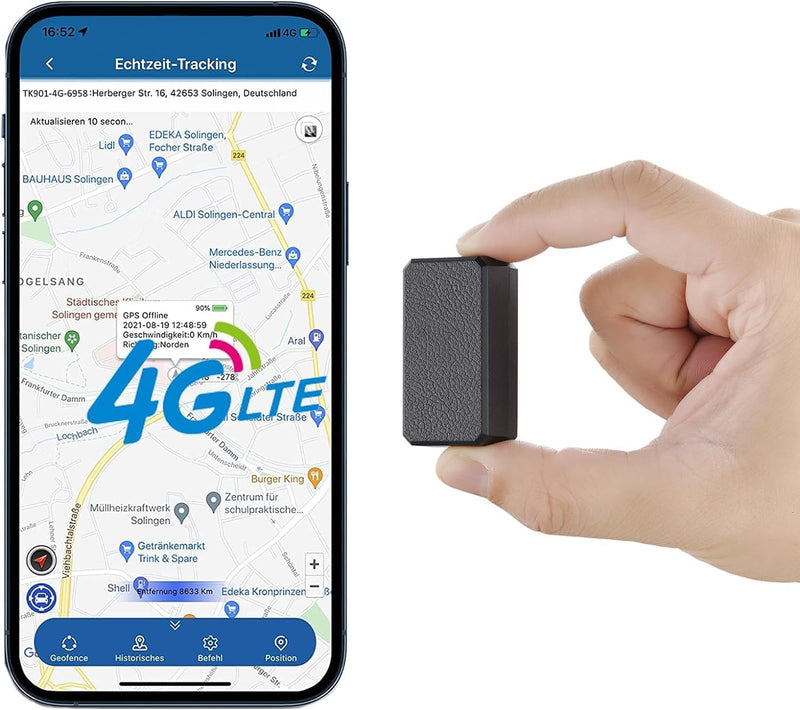 4G Mini GPS Tracker Auto GPRS Locator Wasserdicht unbegrenzte Entfernung Echtzeit Tracking Peilsende