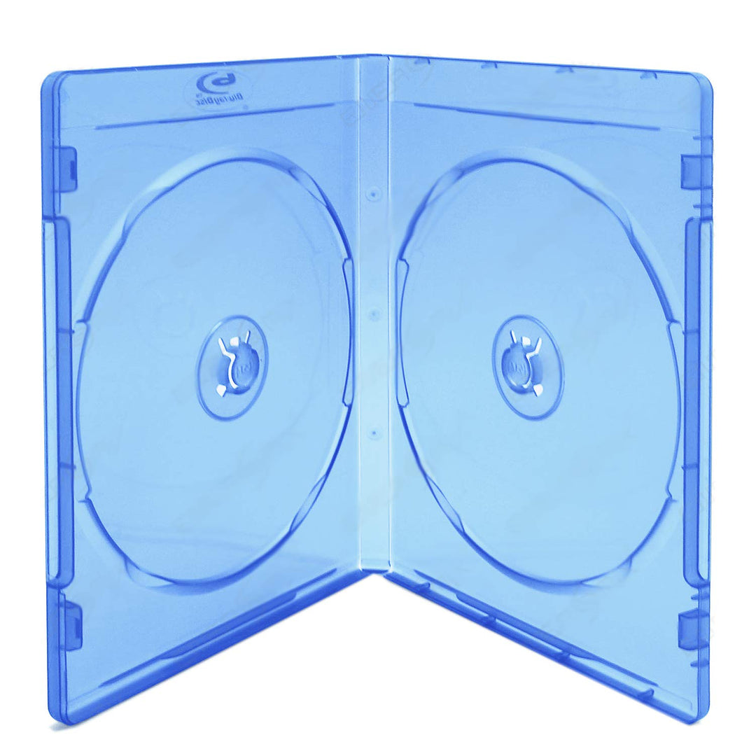 ENERGMiX 100x Blu-Ray Hüllen 2 Fach mit Logo 170 x 135 x 11 mm 100 Stück, 100 Stück