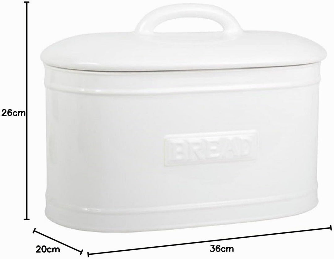 IB Laursen Brotbox oval Weiss