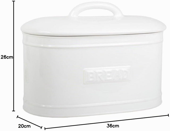 IB Laursen Brotbox oval Weiss