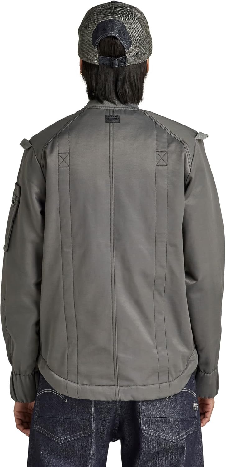 G-STAR RAW Damen Padded Bomberjacke 2.0 Grau (Granite D21019-c896-1468) XXS, Grau (Granite D21019-c8