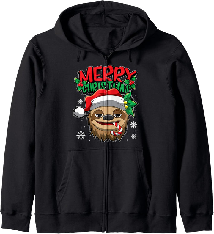 Weihnachtsfaultier - Süsse Weihnachtstiere Kapuzenjacke
