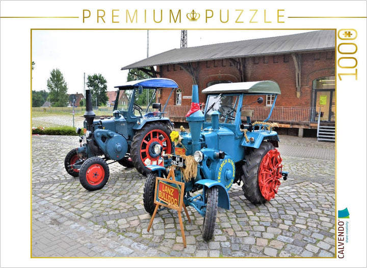 CALVENDO Puzzle 2 LANZ Bulldog - D3506 A 1000 Teile Lege-Grösse 64 x 48 cm Foto-Puzzle Bild von Günt