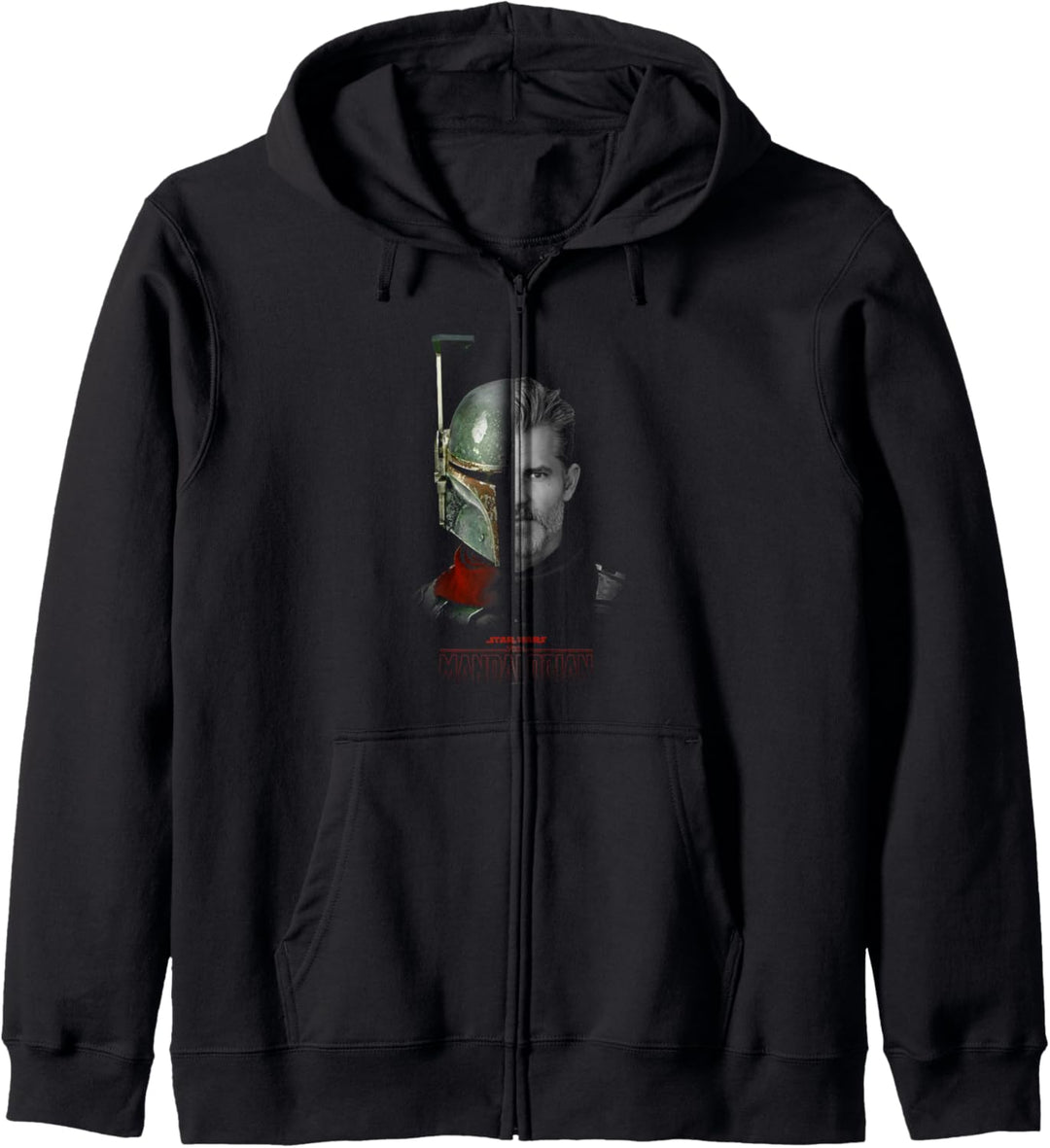Star Wars Mando Epic Split Poster Kapuzenjacke