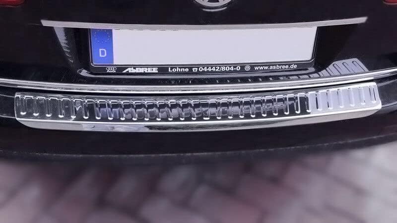 Ladekantenschutz Edelstahl CHROM kompatibel für VW PASSAT 3C B6 VARIANT 2005-2010 | mit Abkantung |