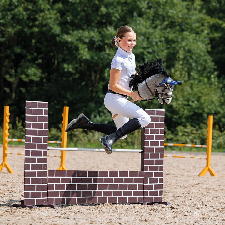 ARBO-INOX Hobby Horsing Zubhör (Ledertrense Braun), Ledertrense Braun