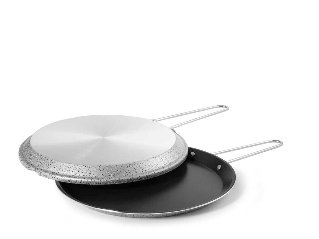 Home Girafrittata, Aluminium, White, 24cm Fritteuse 24 cm, Fritteuse 24 cm