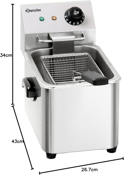 Bartscher Fritteuse SNACK I 4 Liter | Gastronomiebedarf