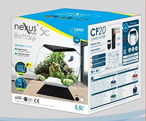 Askoll 280670 Nexus 5C Betta Life Black Black 1 Unità (Confezione da 1), Black 1 Unità (Confezione d