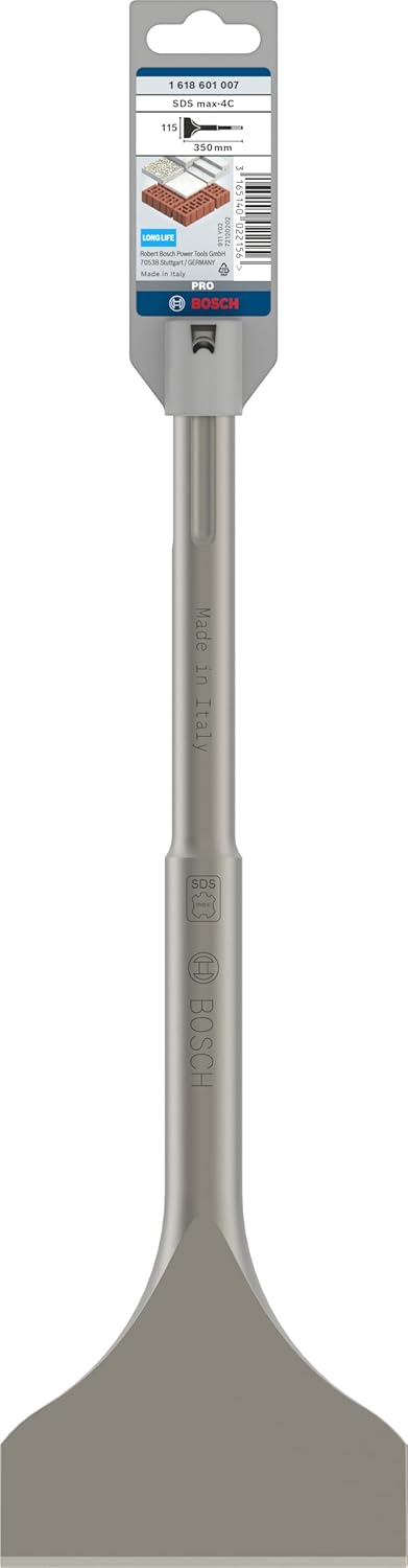 Bosch Professional 1x Spatmeissel mit SDS max (für Beton, Baustein, Backstein, Ziegelstein, 115 x 35