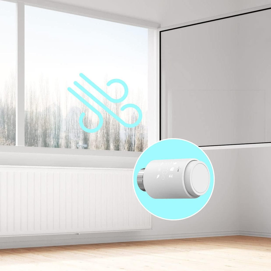 revolt Thermostat: Programmierbares WLAN-Heizkörperthermostat mit App und Sprachsteuerung (Heizkörpe