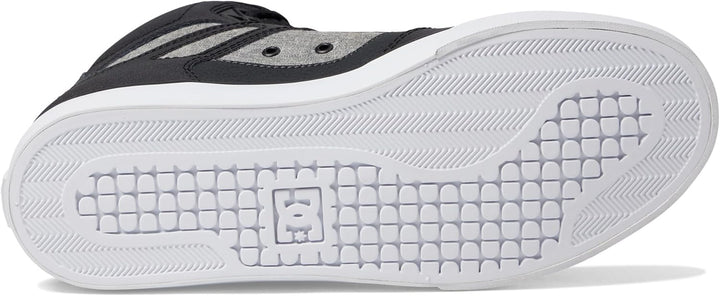 DC Pure Slim, Herren Sportschuhe - Skateboarding 42.5 EU Schwarz Weiss Rüstung, 42.5 EU Schwarz Weis