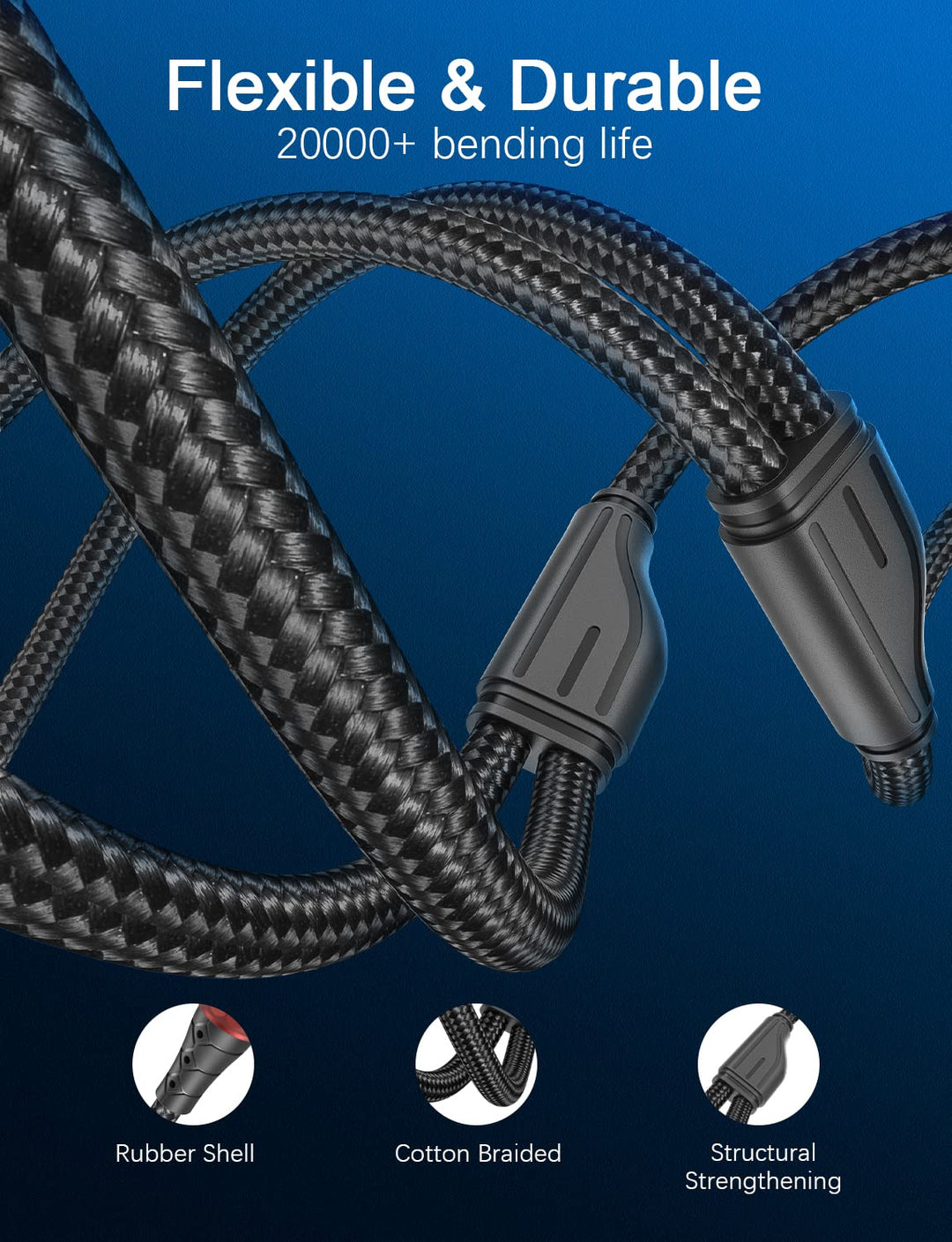 SOUNDFAM PREMIUM XLR auf Cinch Kabel 1M, 2 XLR Buchse zu 2 RCA Stecker Audio Verbindungskabel