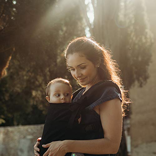 Boba X Babytrage Neugeborene ab Geburt - 2 Tragepositionen Mit Blick zum Baby und als Rucksack Kinde