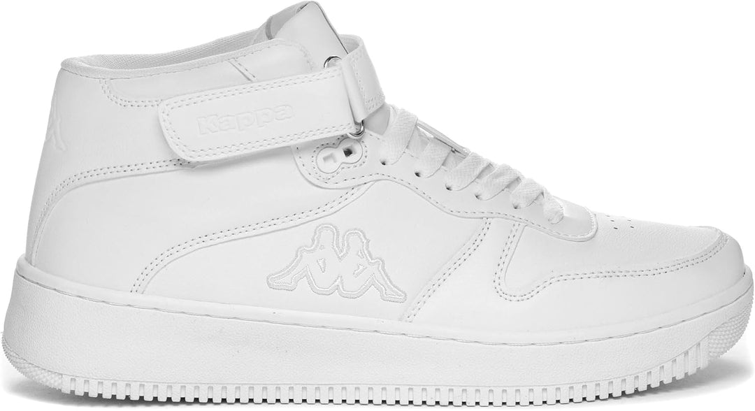 Kappa Unisex Logo Maserta Md V Gymnastikschuh 37 EU Weiss, 37 EU Weiss