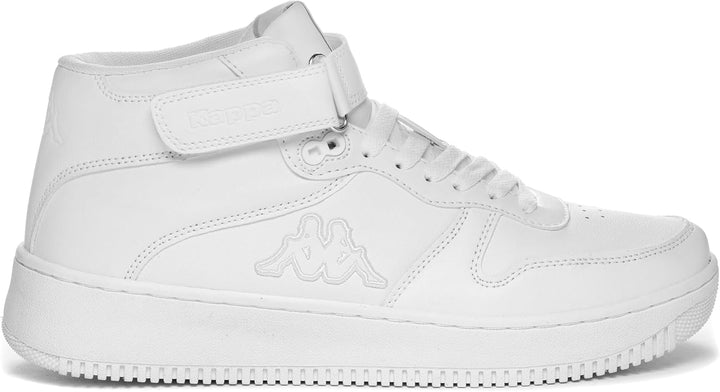 Kappa Unisex Logo Maserta Md V Gymnastikschuh 37 EU Weiss, 37 EU Weiss