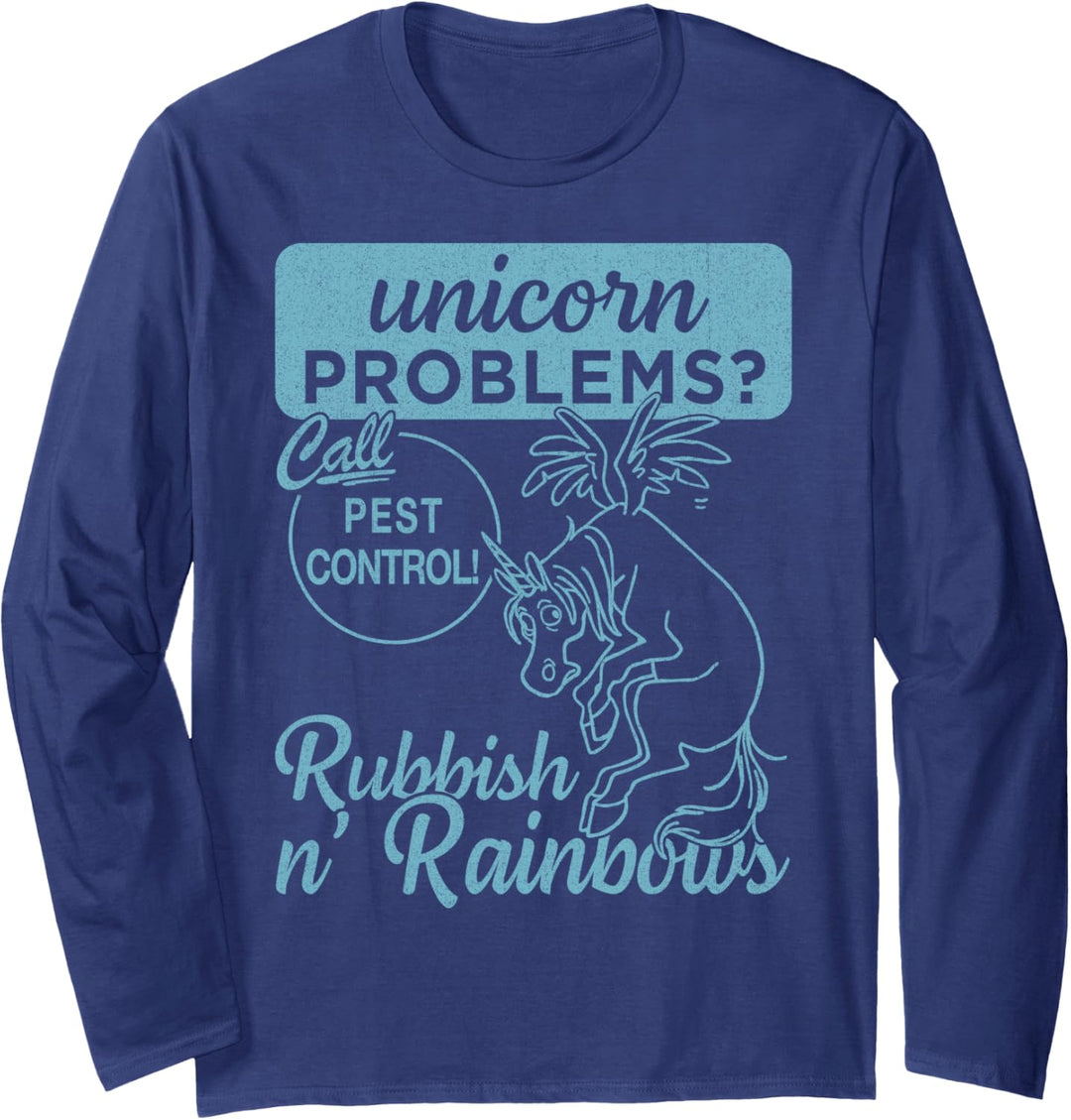 Disney Pixar Onward Unicorn Problems Call Pest Control Langarmshirt