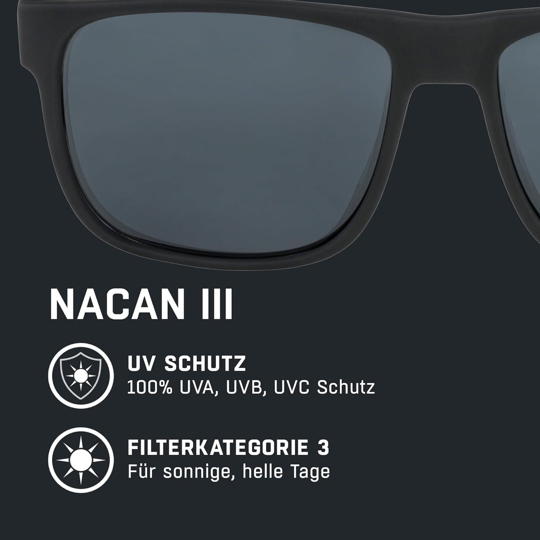ALPINA NACAN III - Verzerrungsfreie und Bruchsichere Sonnenbrille Mit 100% UV-Schutz Für Erwachsene