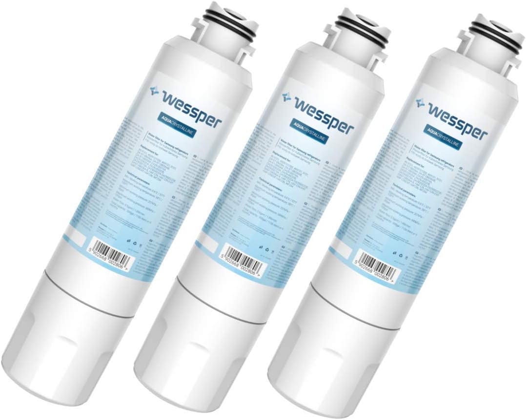 Wessper 3x Wessper Kühschrank Wasserfilter, Kompatibel mit Samsung DA29-00020B, DA97-08006A-B, HAF-C