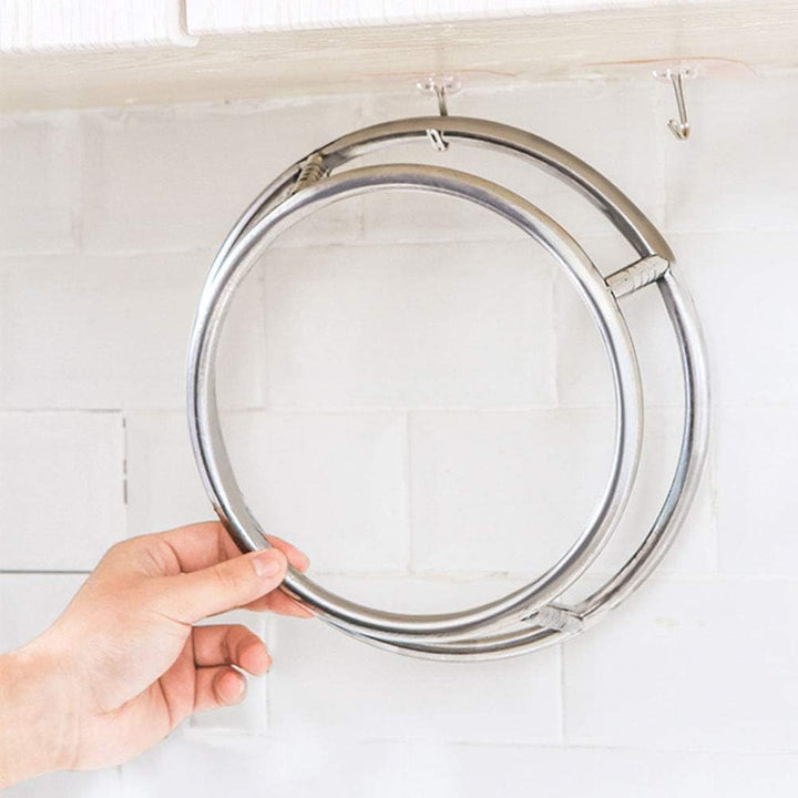 Gas-Wok-Ring, doppelseitige Kochtopfhalterung, stabilisiert Woks mit rundem Boden, langlebiger, verc