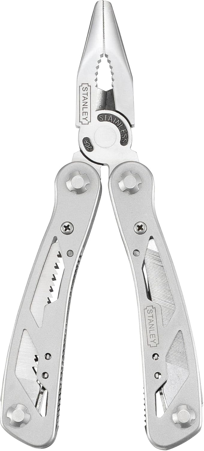 Stanley STA084519 12 in 1 Multi-Tool, Multifunktionswerkzeug mit Tasche