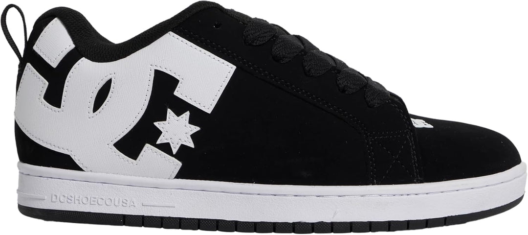 DC Shoes Herren Court Graffik Sneaker 44 EU Schwarz Black 001, 44 EU Schwarz Black 001