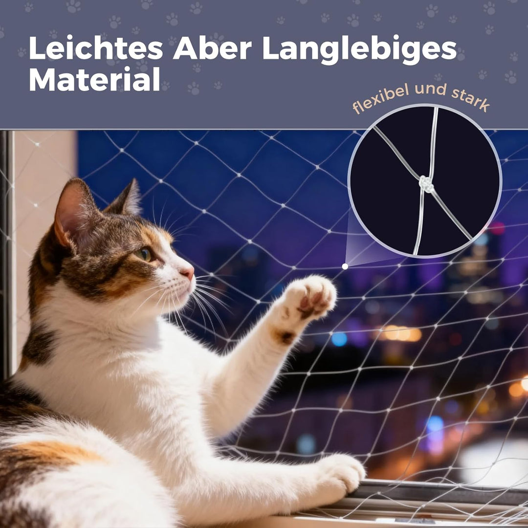 Katzennetz für Balkon und Fenster 10X 3m, vogelschutznetz engmaschig Vogelnetz vogelschutznetz, katz