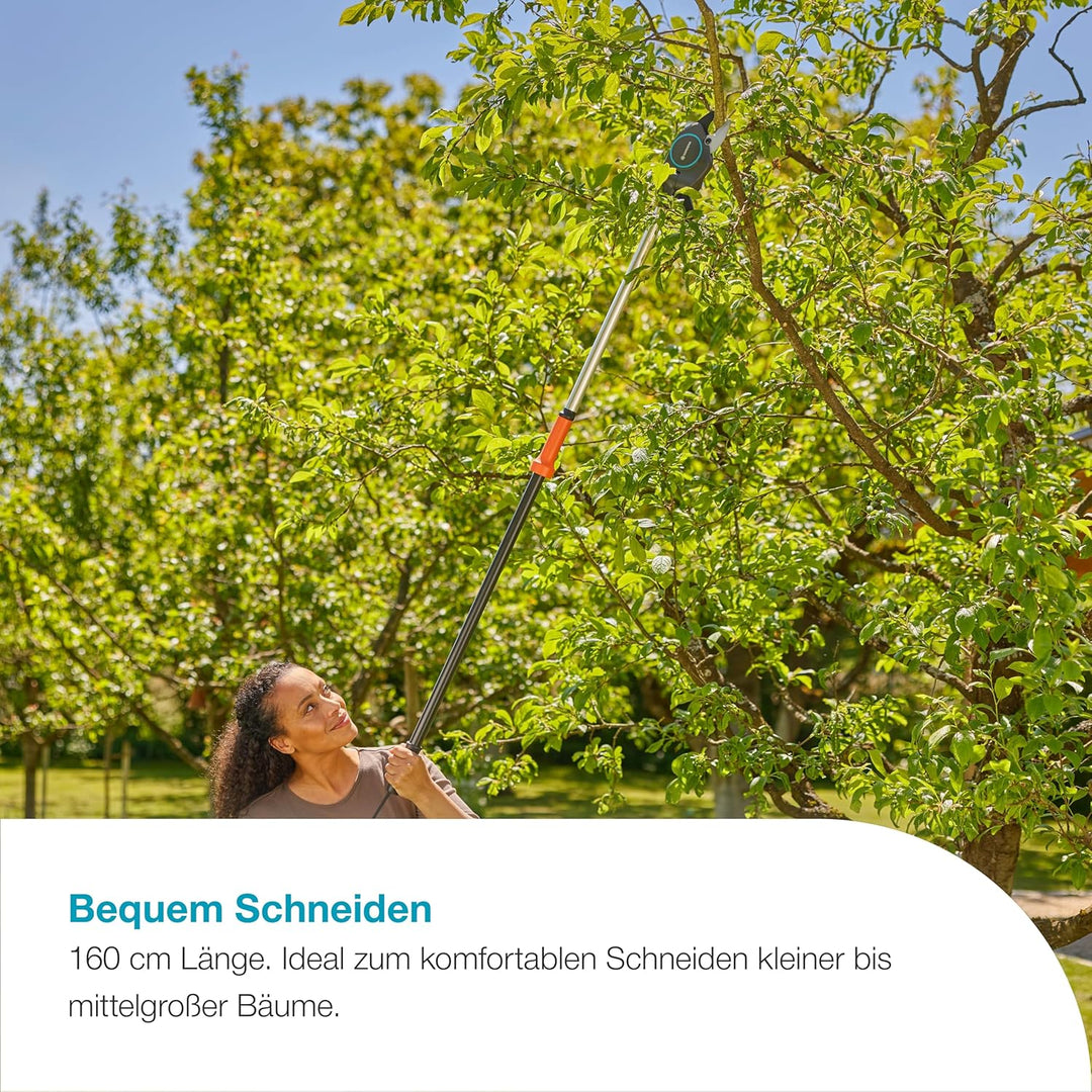 Gardena StarCut Pro S, Baum- und Strauchschneider, Bypass-Schnitt, 160 cm Länge, Klingen aus Qualitä