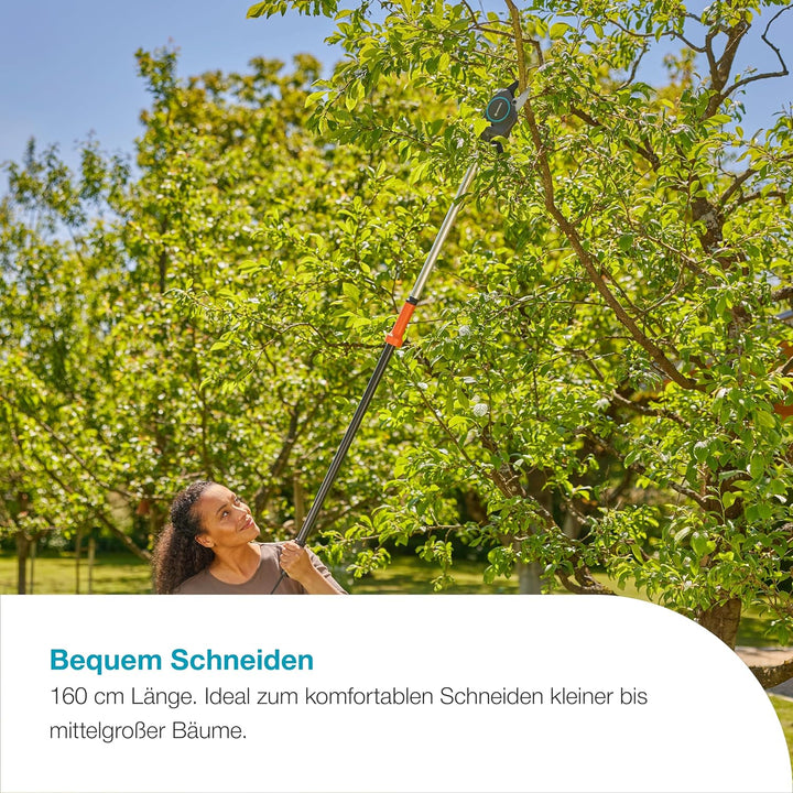 Gardena StarCut Pro S, Baum- und Strauchschneider, Bypass-Schnitt, 160 cm Länge, Klingen aus Qualitä