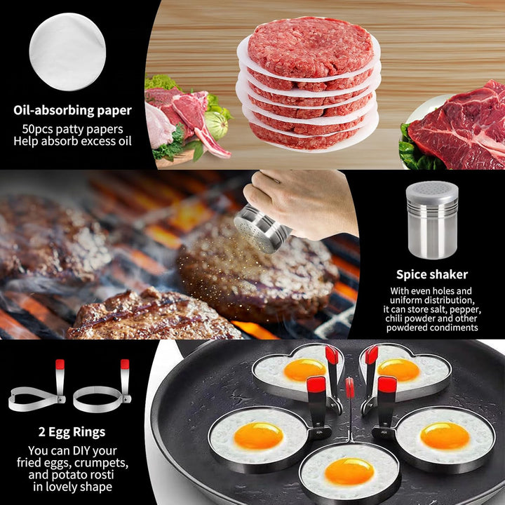 HpCuales 7 Stück Smash Burger