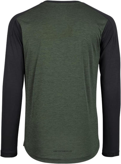 IXS MTB-Jersey Langarm Flow X Olive/Black L Oliv, L Oliv