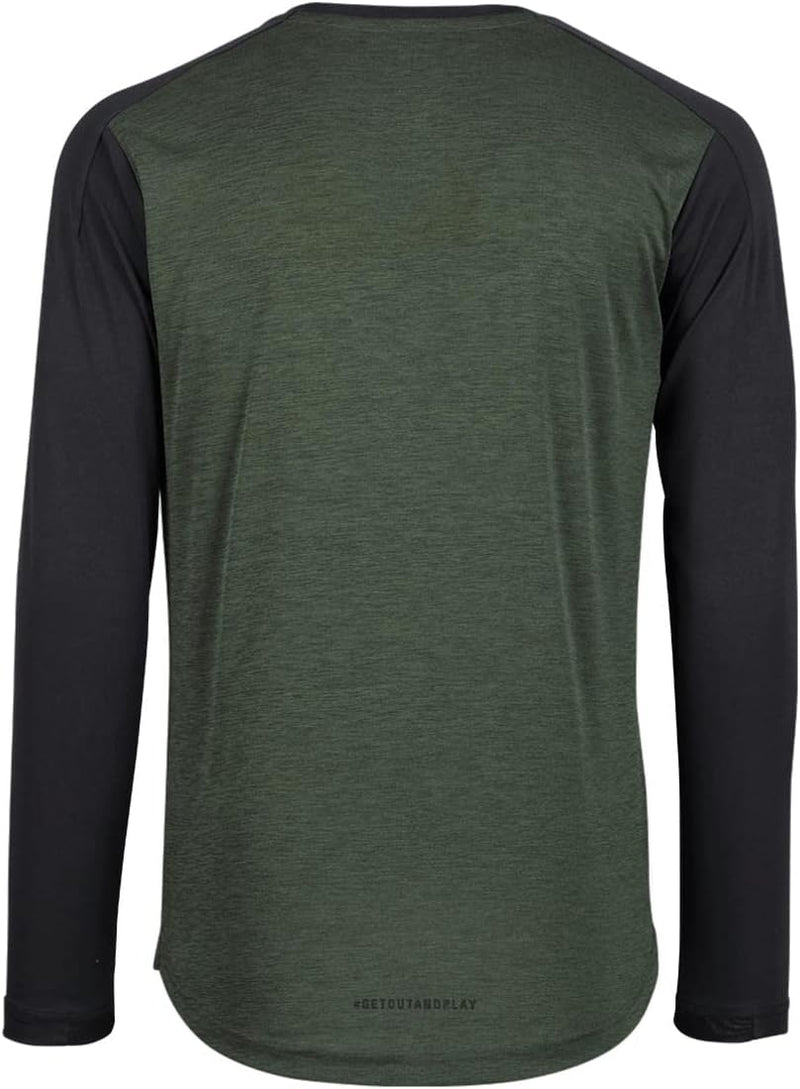 IXS MTB-Jersey Langarm Flow X Olive/Black L Oliv, L Oliv