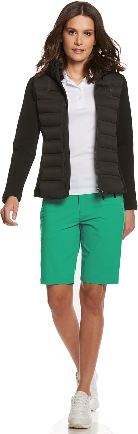 Jeff Green Damen Elastische Schnell Trocknende Kurze Leichte Outdoor Funktions Hose Mina, 36 Aqua Aw