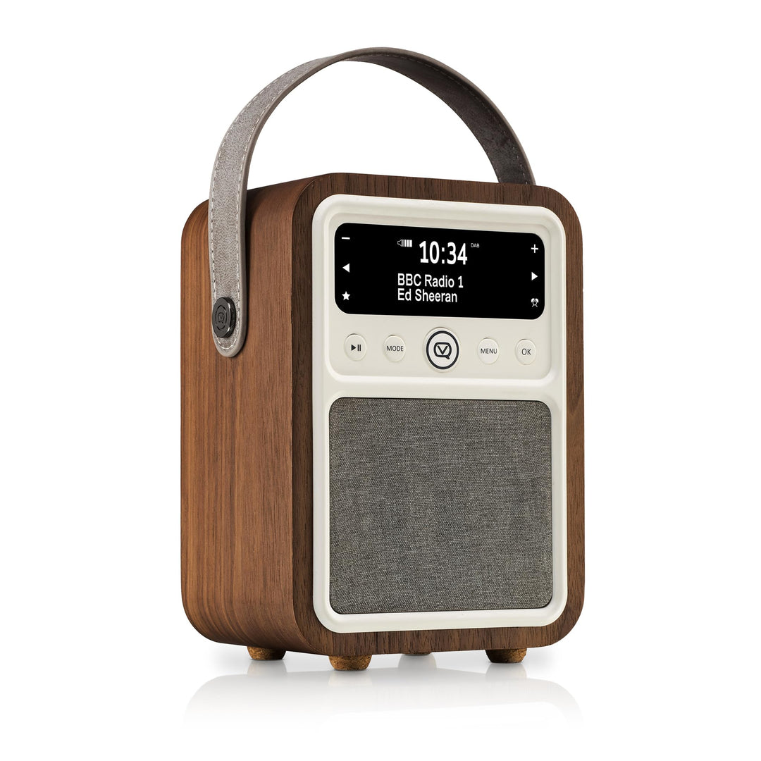 VQ VQ-MONTY-WT Monty Radio w/Bluetooth Wahlnuss